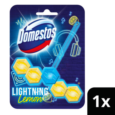 Domestos Toilet Rim Block Lightning Lemon Limited Edition 55 g