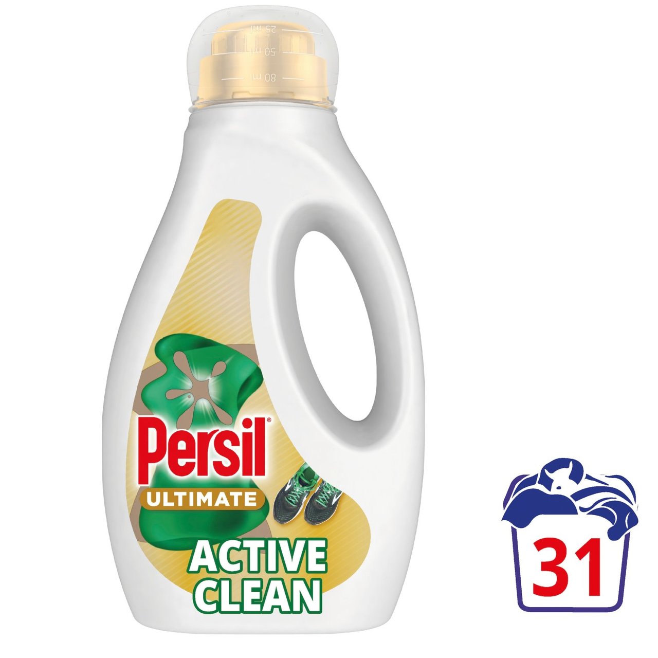 Persil Ultimate Active Clean Bio Laundry Washing Detergent 31 Washes