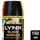 Lynx Fine Fragrance Collection Deodorant Bodyspray Black Vanilla  150ml