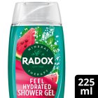 Radox Feel Hydrated Shower Gel Watermelon & Mint Body Wash 225ml