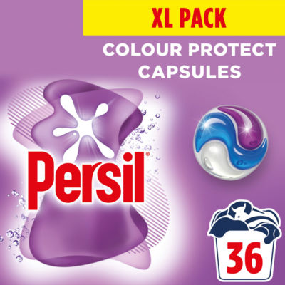 Persil Colour 3 in 1 Laundry Washing Detergent Capsules 36 Washes 