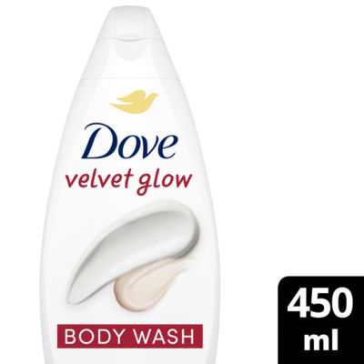 Dove Velvet Glow Body Wash Shower Gel 450ml