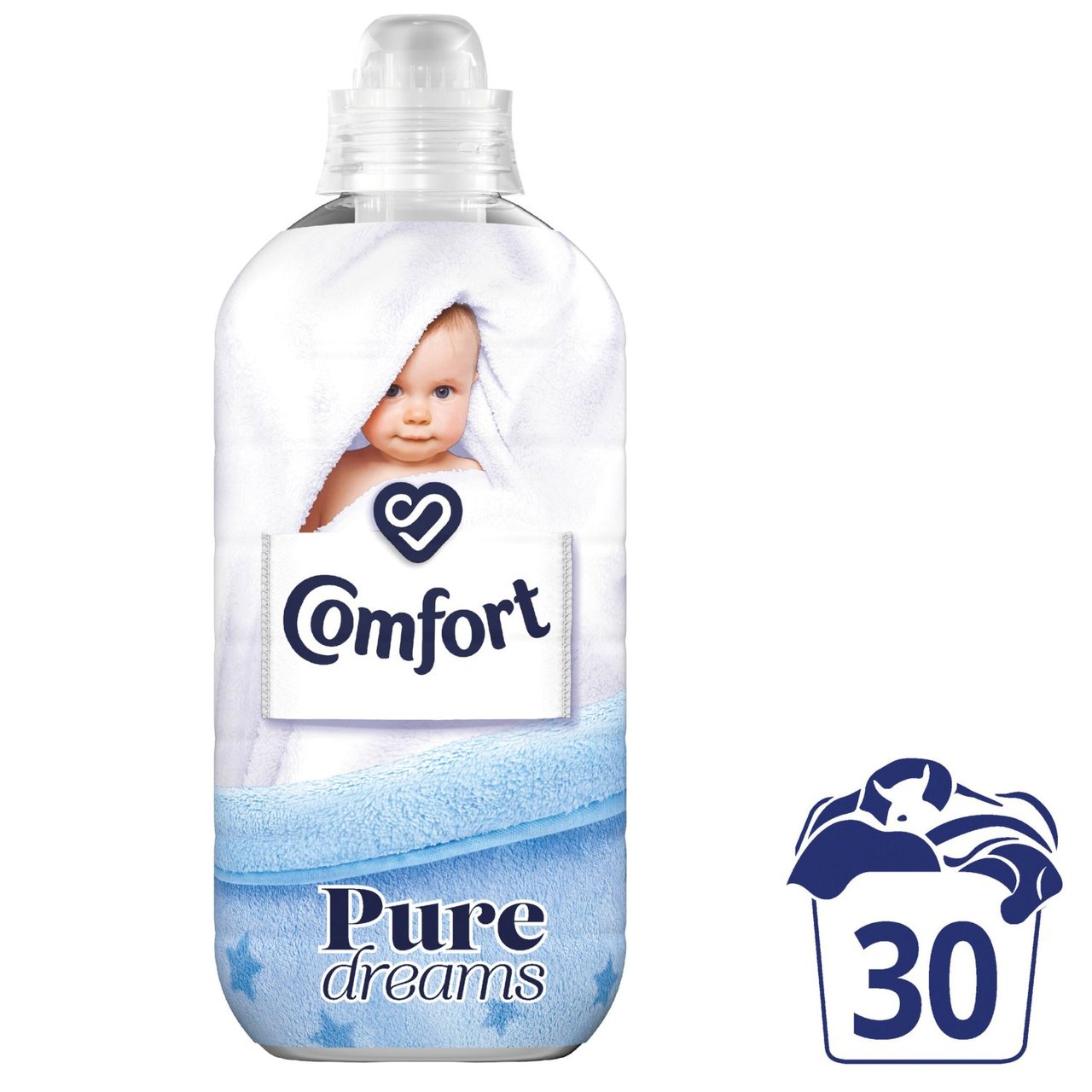 Comfort Pure Dreams Cotton Fresh Fabric Conditioner 30w 900ml