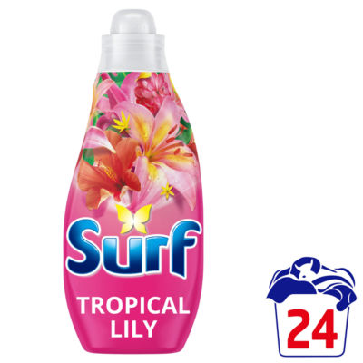 Surf Laundry Washing Detergent Liquid Tropical Lily 24 Washes  648ml