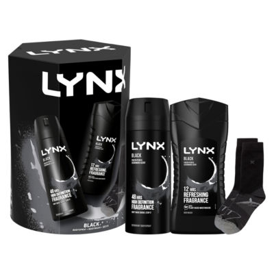 Lynx Gift Set Black Duo & Socks 2 Piece          