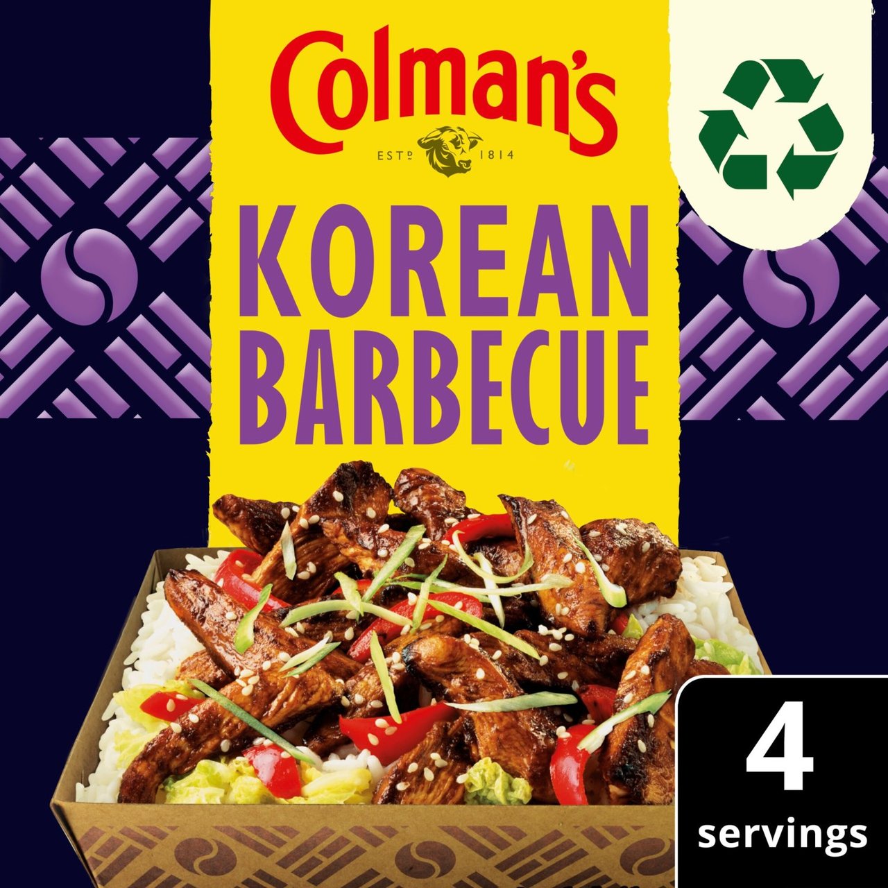 Colman's BBQ Korean Sauce Dry Packet Mix