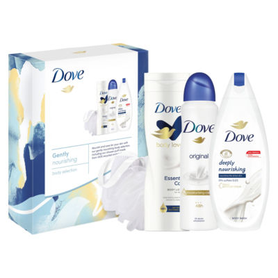 Dove Gently Nourishing Body Selection Gift Set 3 piece