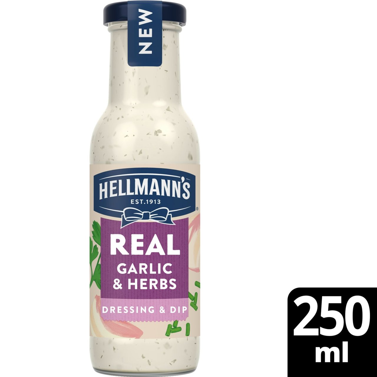 Hellmann's Real Garlic & Herb Salad Dressing & Dip