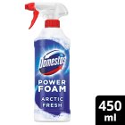 Domestos Toilet & Bathroom Cleaner Spray Power Foam Arctic Fresh 450 ml