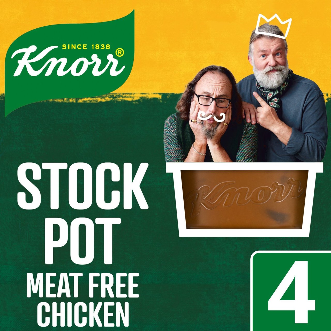 Knorr Hairy Bikers Meat Free Chicken Stock Pot