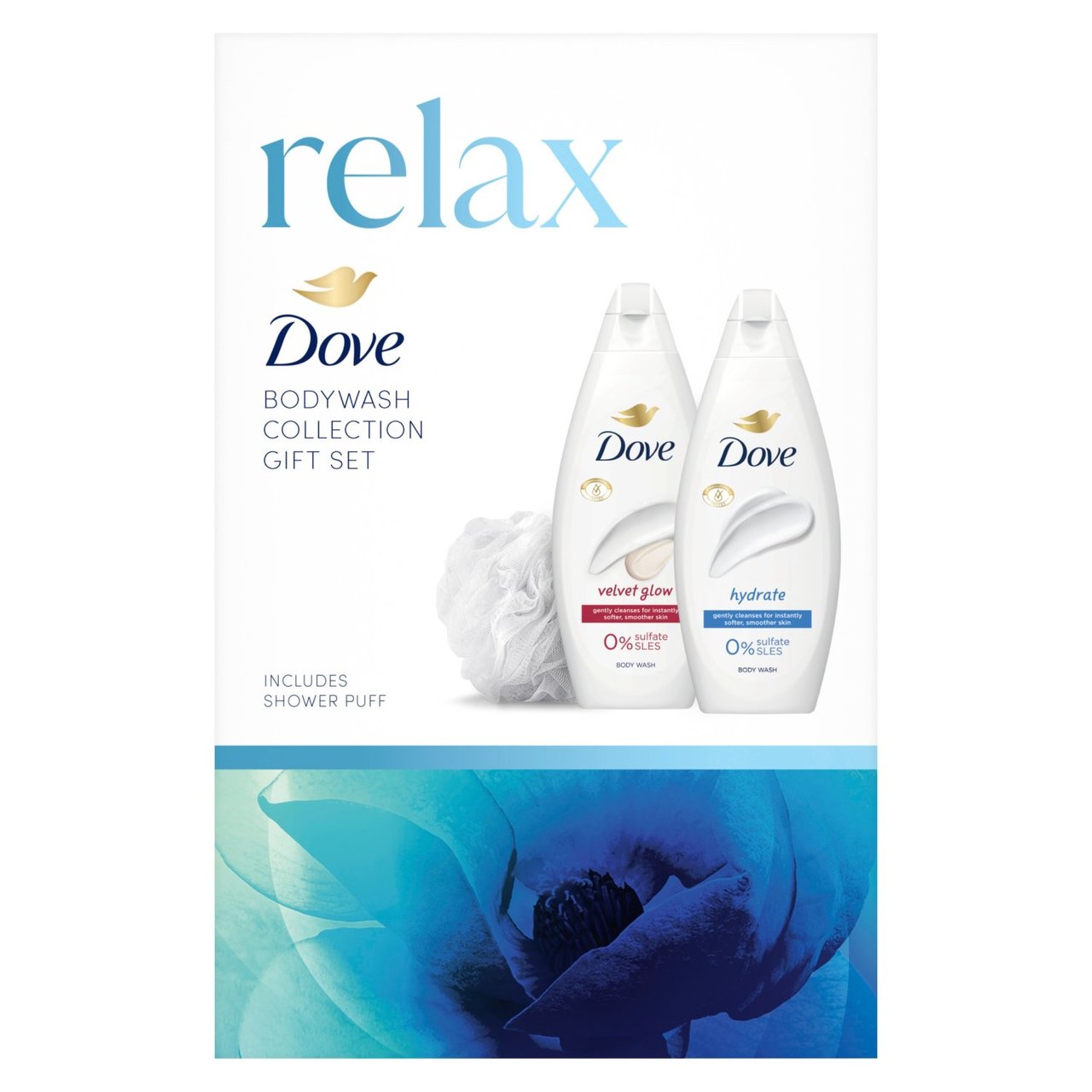 Dove Relax Bodywash Collection Gift Set