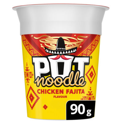 Pot Noodle Standard Snack Pot Chicken Fajita 90g