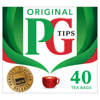 PG Tips Original Black Tea 40 Tea Pyramid Bags 116 g