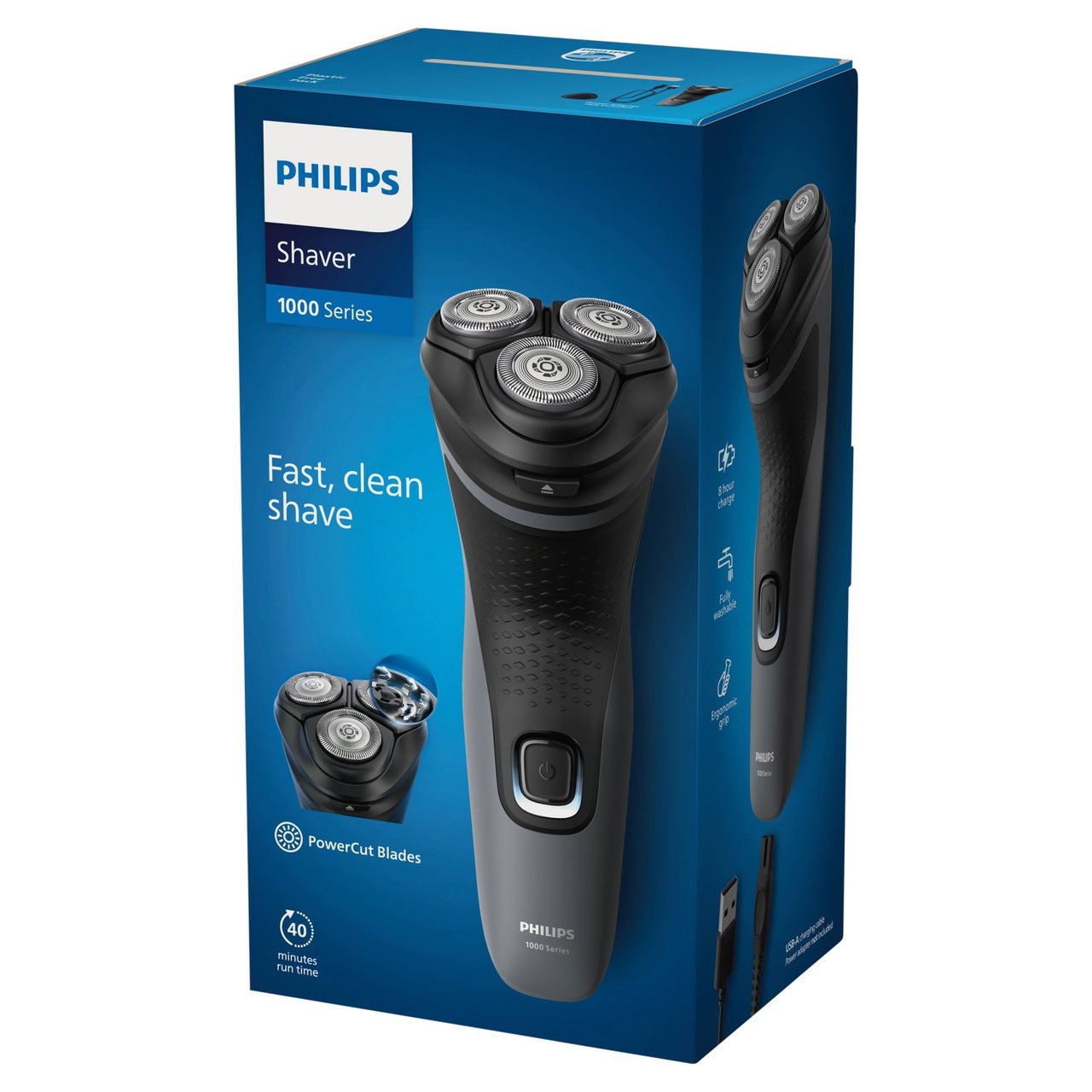 Philips Electric Shaver 1000 Series Deep Grey