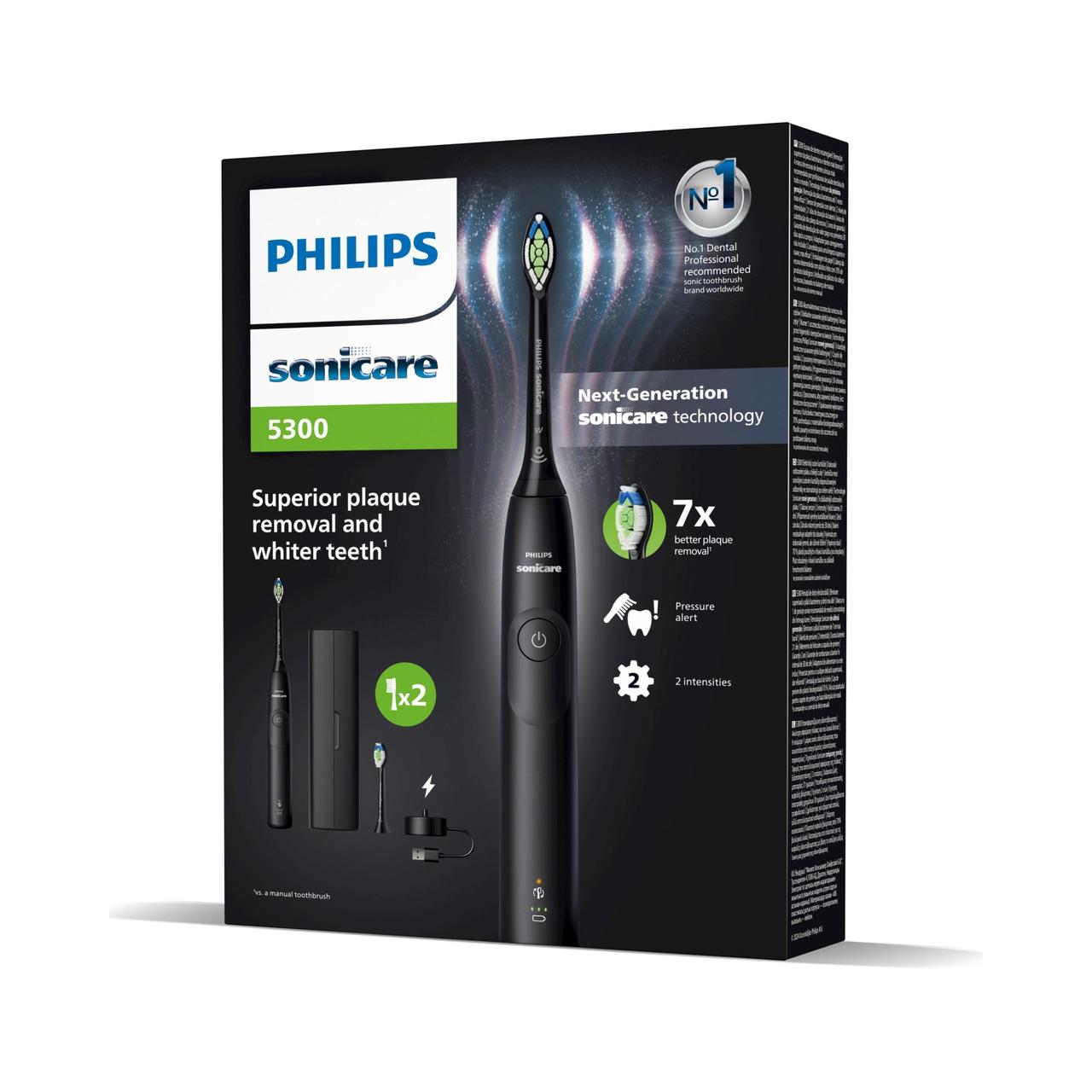 Philips Sonicare 5300 Series Black Electric Toothbrush