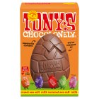 Tony's Chocolonely Large milk caramel sea salt easter egg and mini eggs