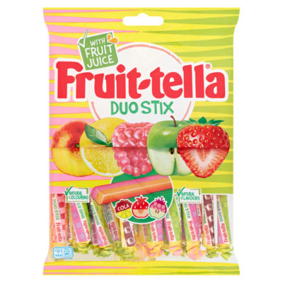 Fruittella Duo Stix Sharing Sweets Bag