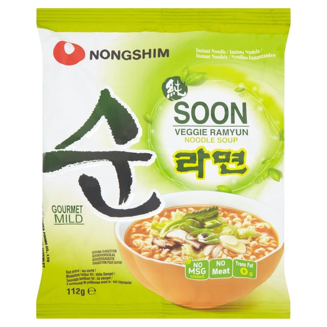 NongShim Soon Veggie Ramyun  112g