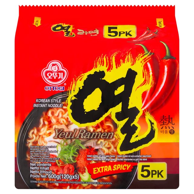 Ottogi Yeul Ramen Hot Noodles 5 x 600g