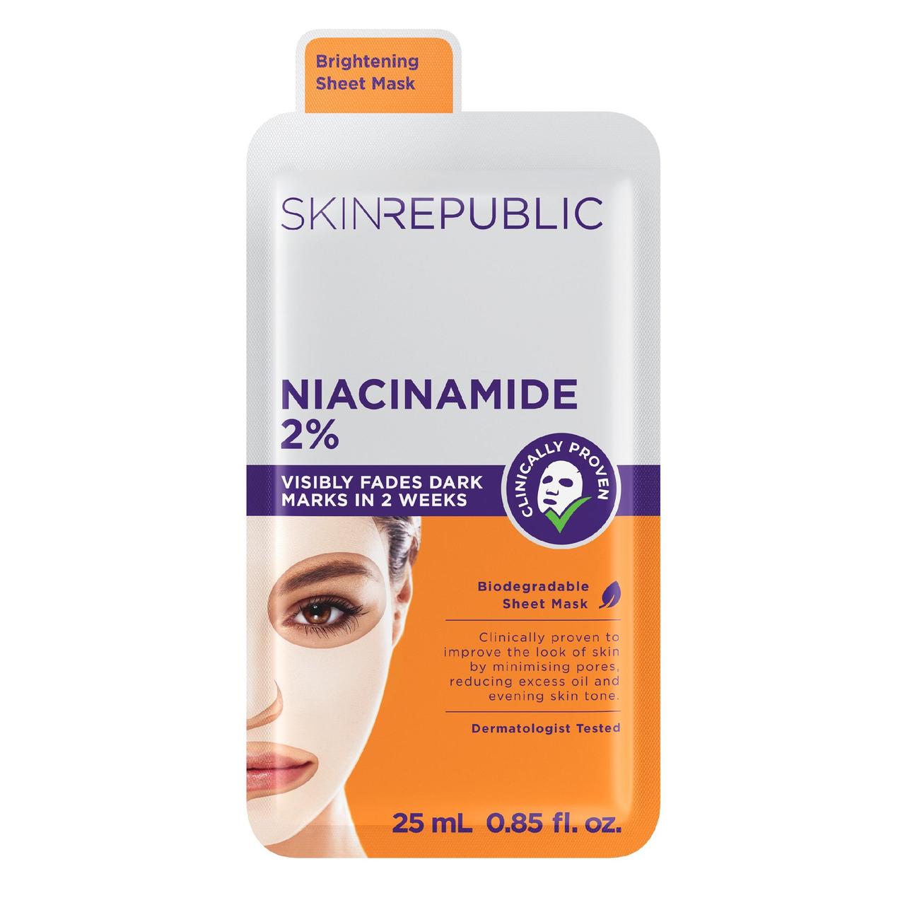 Skin Republic Biodegradable Niacinamide 2% Face Mask