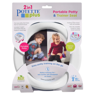 Potette Plus 2 in 1 Portable Potty & Trainer Seat 15+ Months