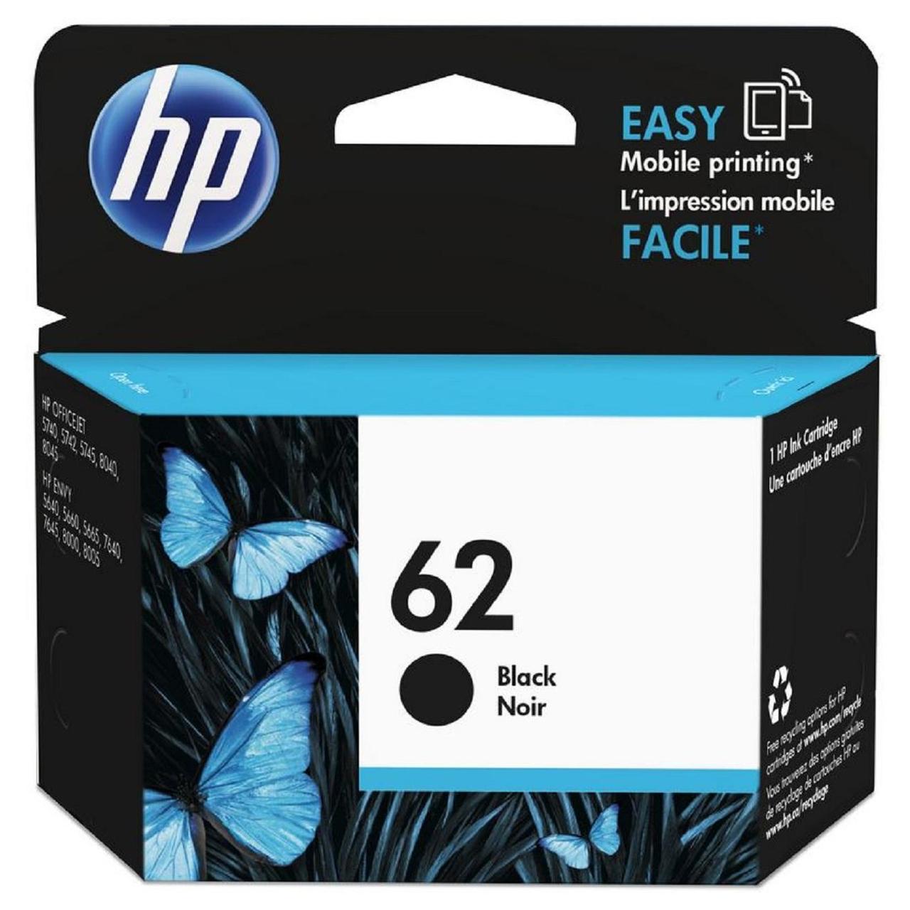 HP 62 Black Ink Cartridge