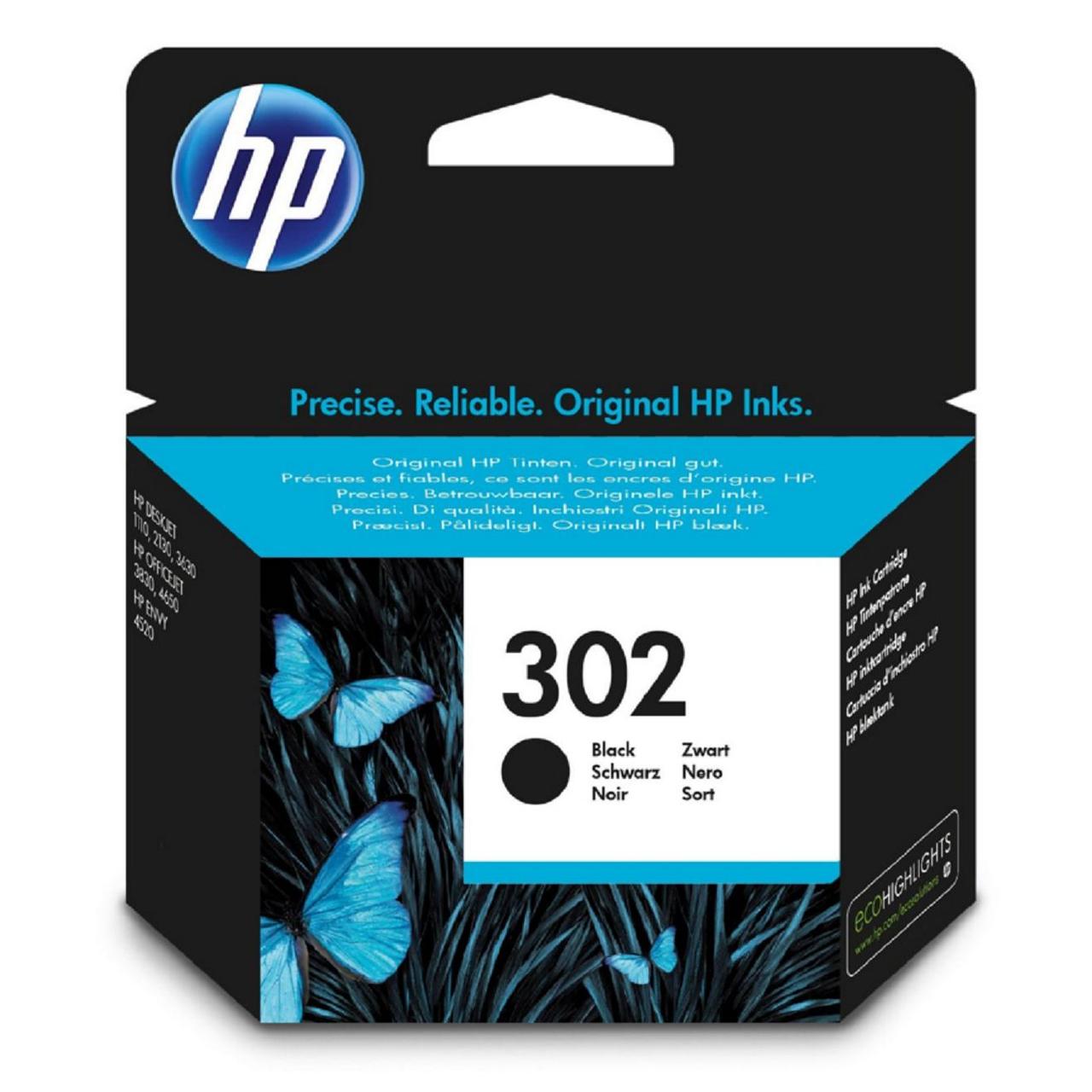 HP 302 Black Ink Cartridge