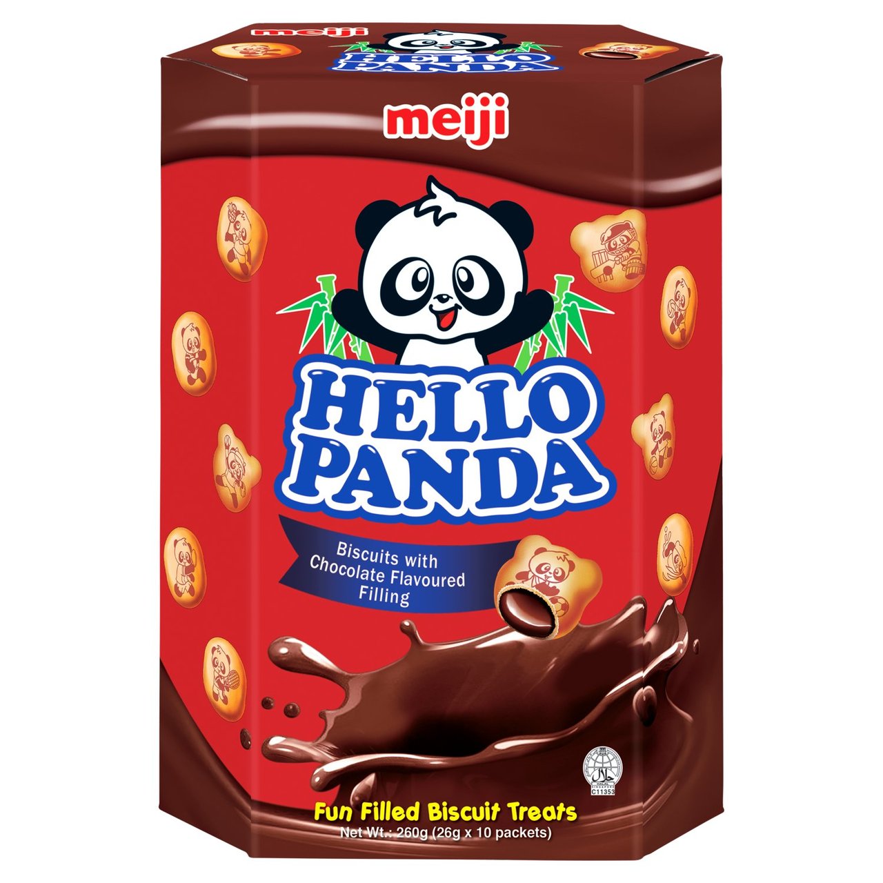 Meiji Hello Panda Chocolate Biscuits Multipack