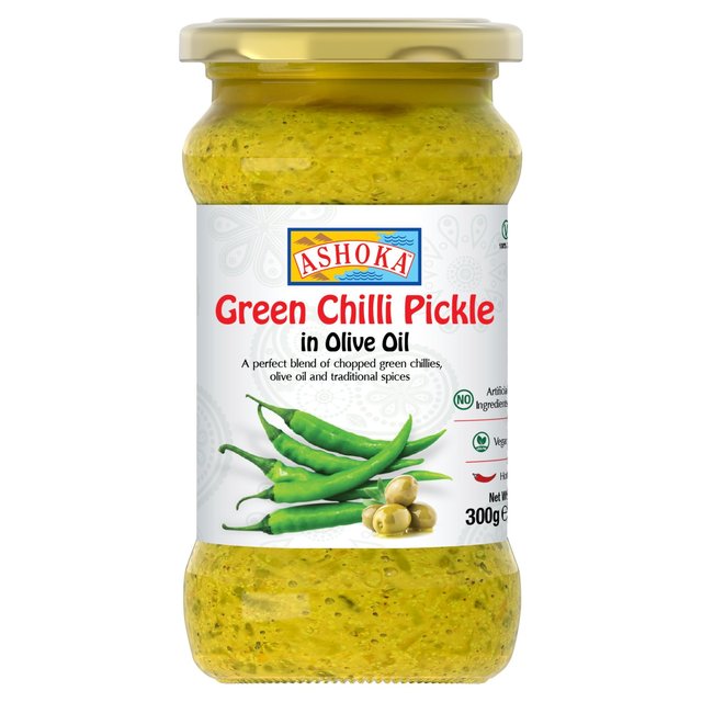 Ashoka Green Chilli Olive Oil Pickle 300g