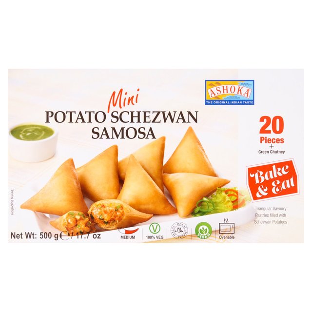 Ashoka Mini Potato Schezwan Samosa 500g