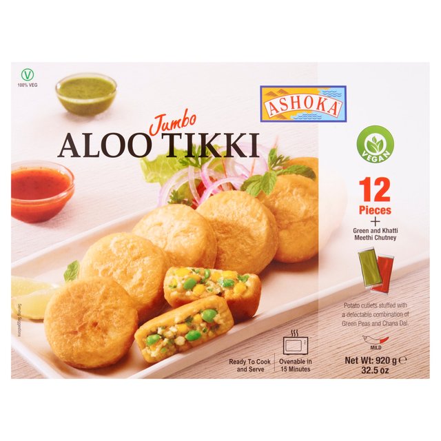 Ashoka Aloo Tikki With Chutney Jumbo 920g