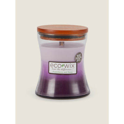 Eco Wix Purpleberry & Peony Triple Layer Large Jar Candle