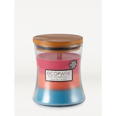 Eco Wix Peachberry Bubbly Triple Layer Large Jar Candle