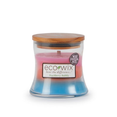 Eco Wix Peachberry Bubbly Triple Layer Small Jar Candle