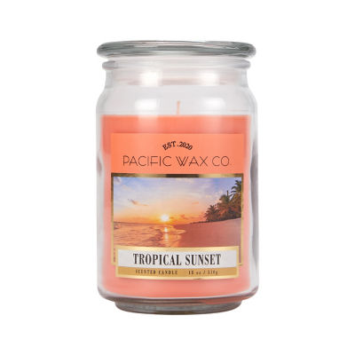 Pacific Wax Co Tropical Sunset Jar Candle