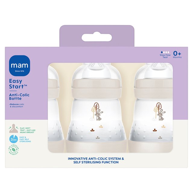 MAM Easy Start Anti Colic 0+ Months Twin Pack
