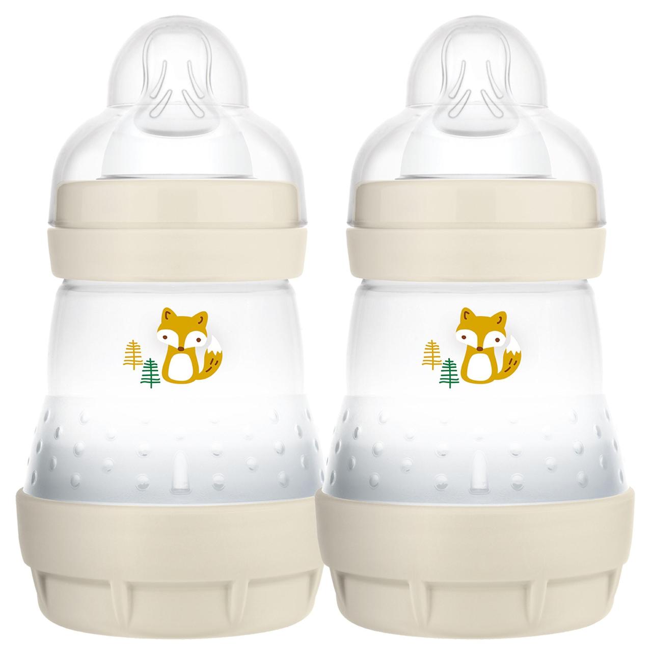 MAM Anti Colic Easy Start 160ml Bottle - Grey 2 per pack