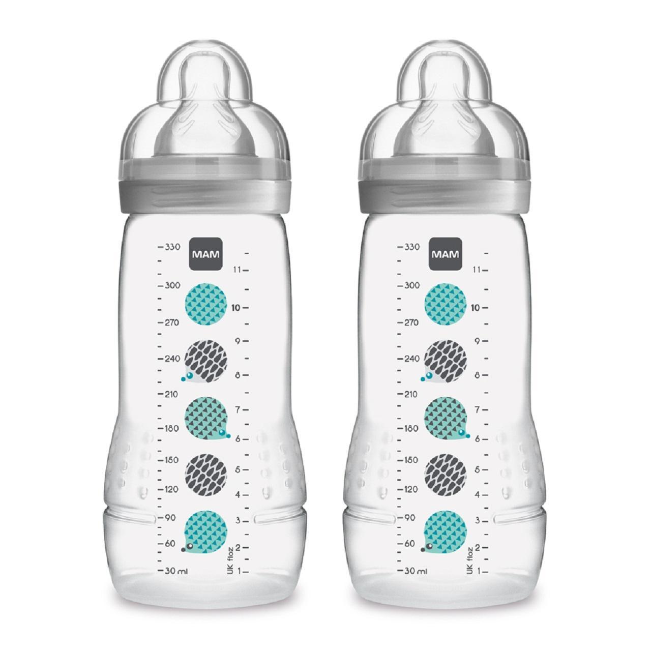 MAM Easy Active 330ml Bottle - Grey