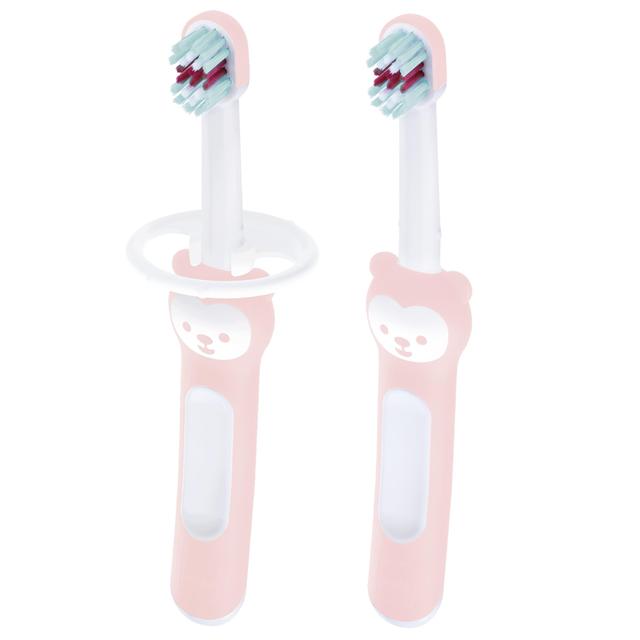 MAM Baby's Brush Double Pack with Safety Shield 2 per pack