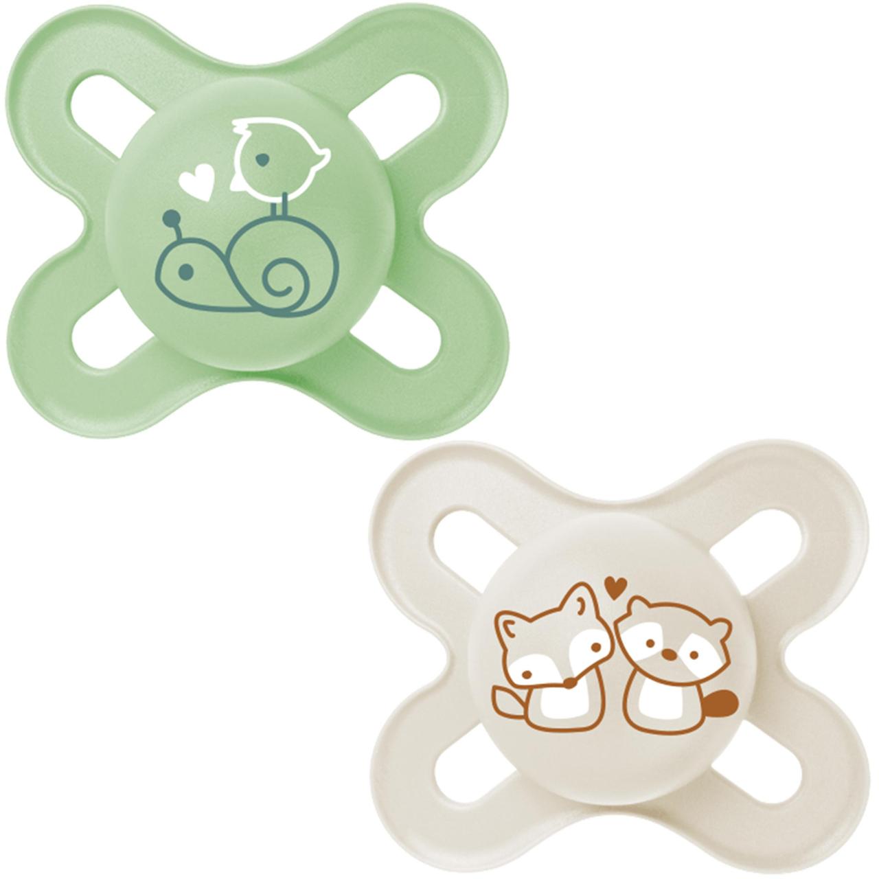 Mam UK Pure Start 0-2M Soother 2pk 