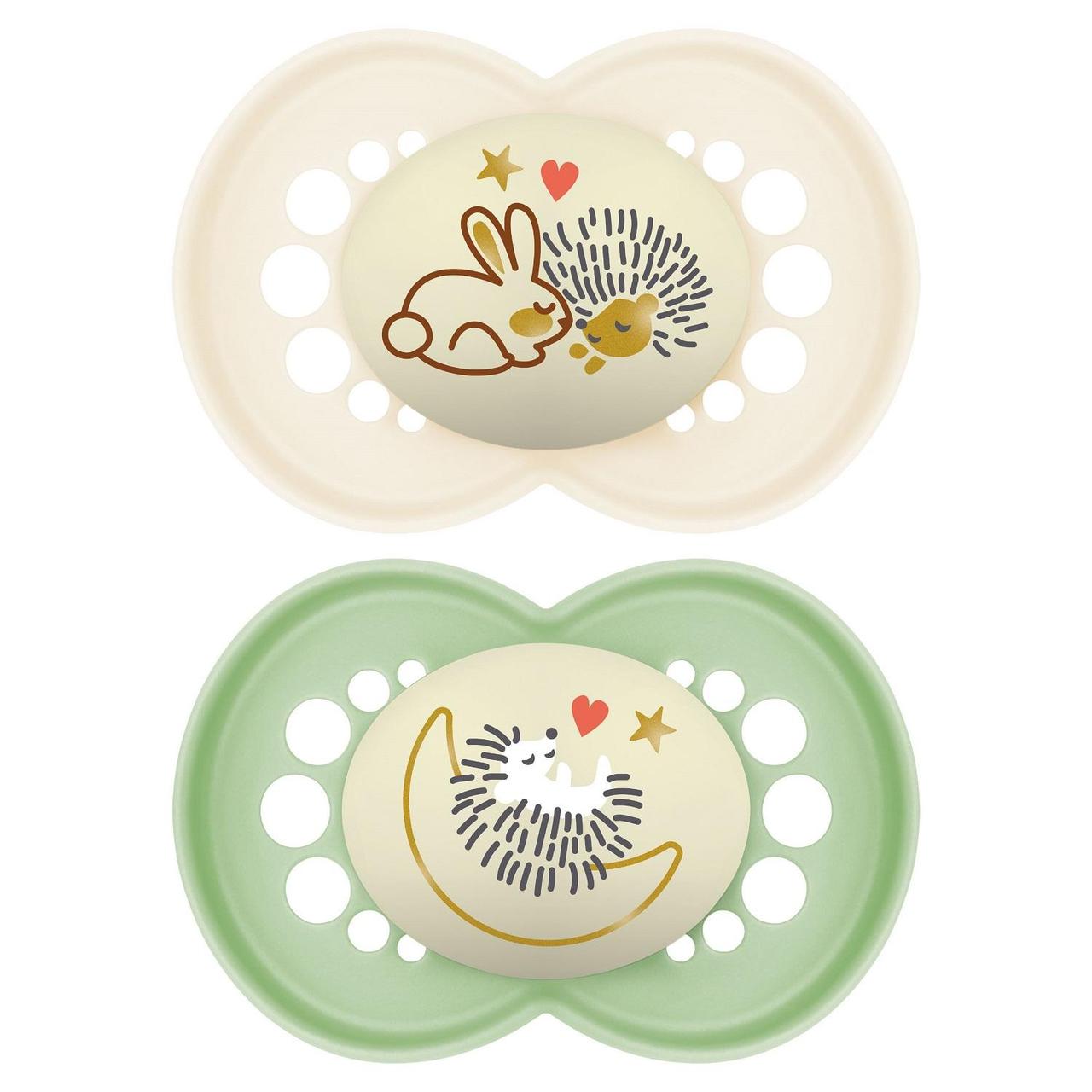 MAM Night 6+m Soother 2pk