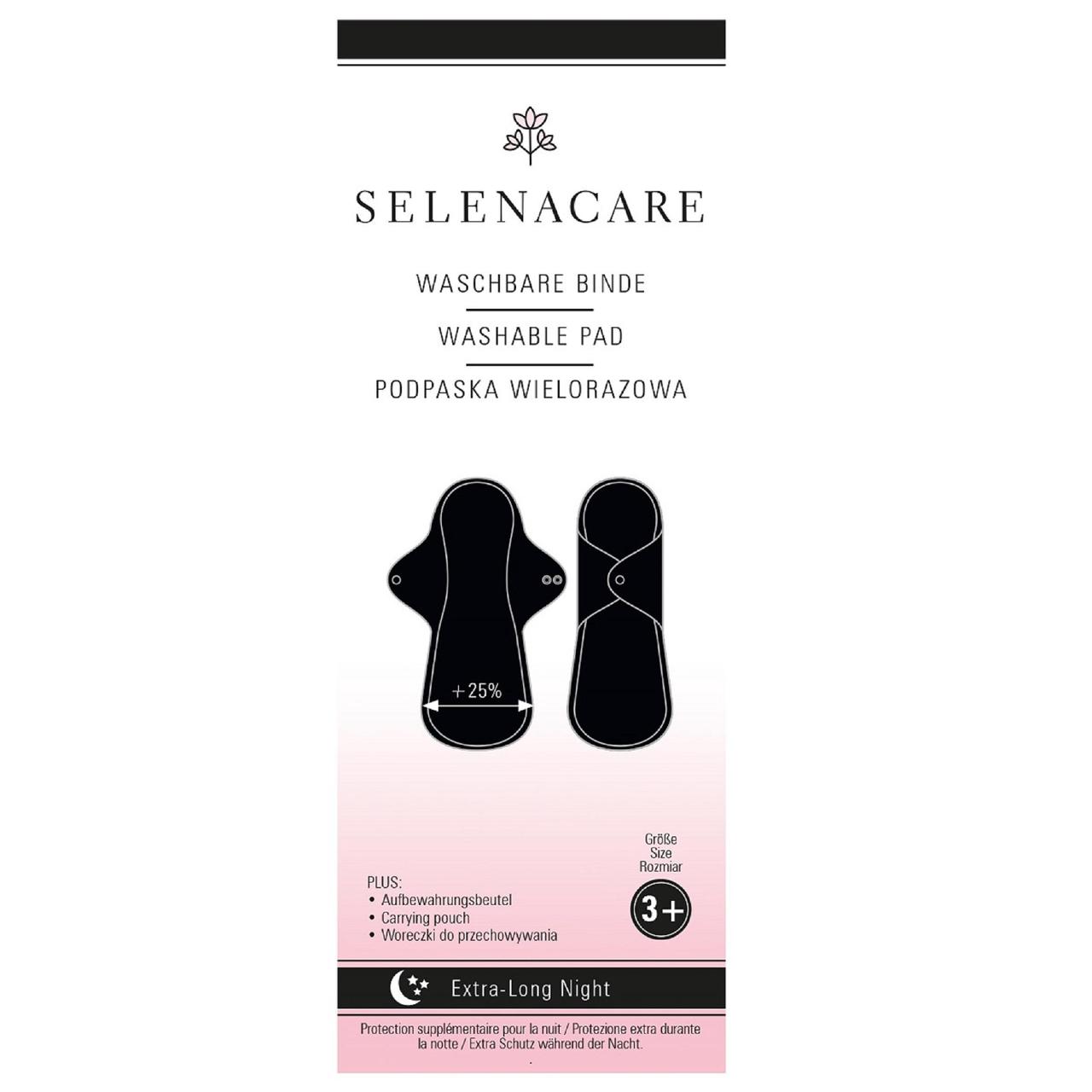 Selenacare Washable Menstrual Pad Night, Extra-Long