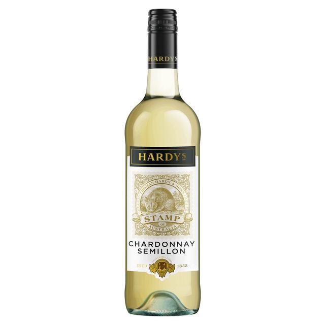 Hardys Stamp Chardonnay Semillon White Wine 75cl