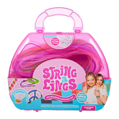 Stringalings Bff Braiding Kit Stringalings Carry Case  80 per pack