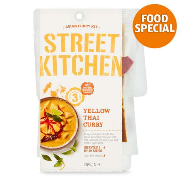 Street Kitchen Asian Curry Kit Yellow Thai Curry 285g