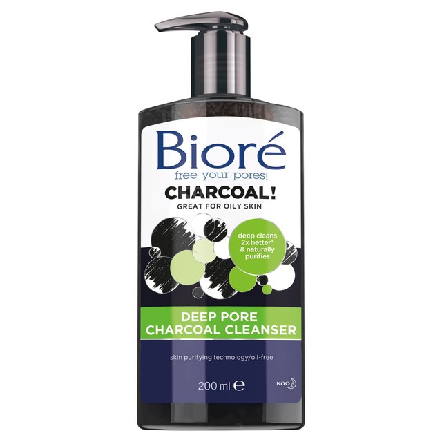 Biore Deep Pore Charcoal Cleanser 200ml