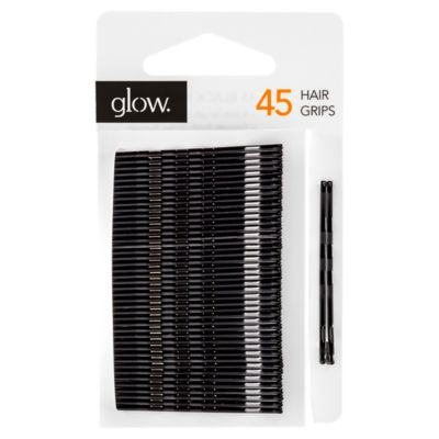 Glow 45 Hair Grips Black