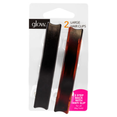 Glow 2 Large Hair Clips