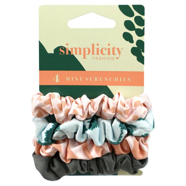 Simplicity Small Scrunchies 4 Pack 