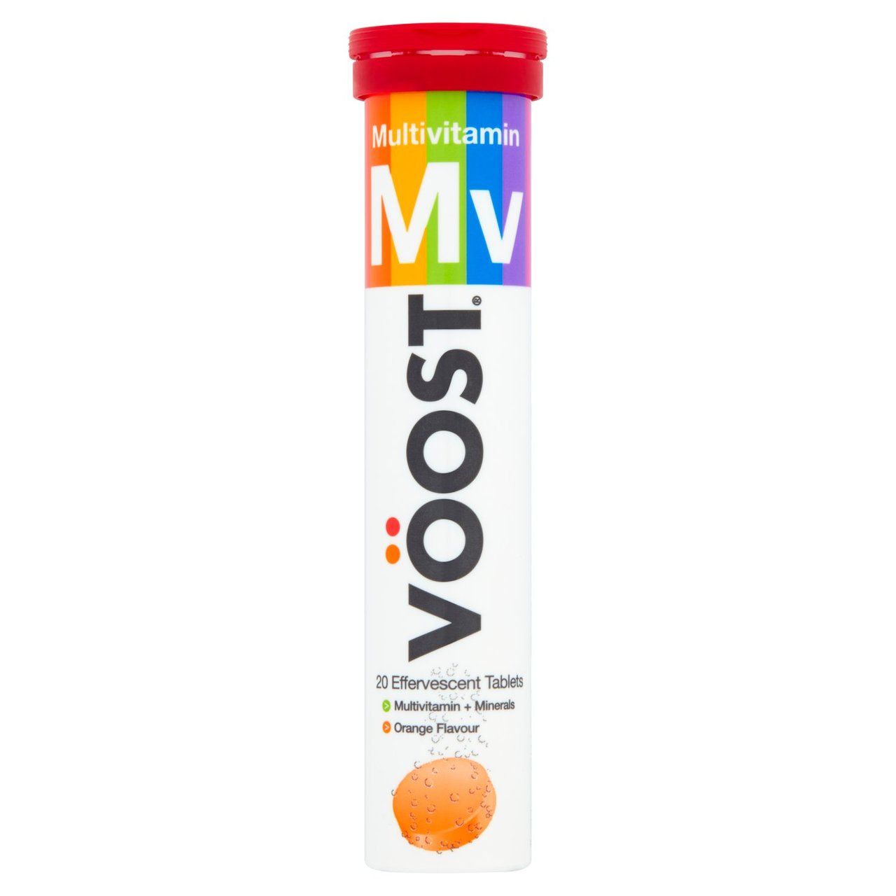 Vöost 20 Orange Flavour Effervescent Tablets